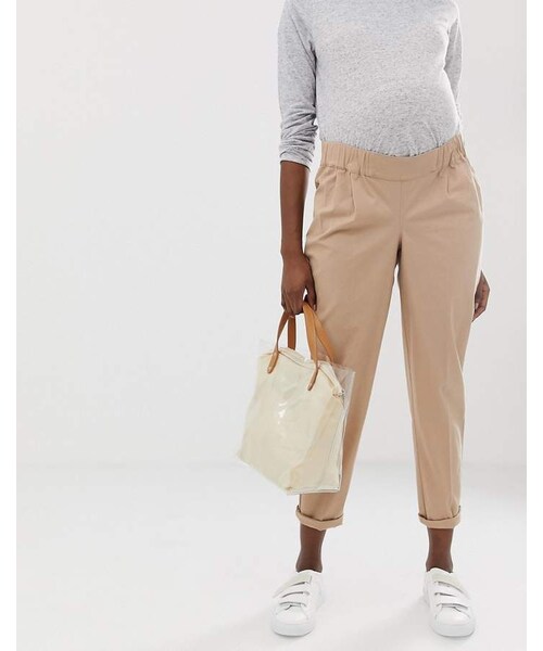 asos（エイソス）の「Asos Maternity ASOS DESIGN Maternity chino pants with under