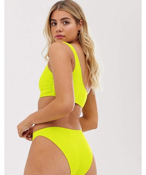 Robe Miss Selfridge Col Haut Jaune Citron Stretch - Taille Medium To Large - Neuf Avec Étiquettes