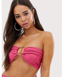 AMPHI | Sian Marie Amphi multiway bikini top in hot pink (水着)