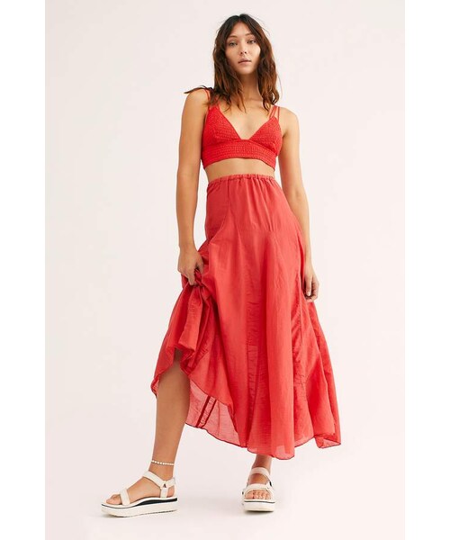 CP SHADES（シーピーシェイズ）の「Cp Shades Lily Cotton Silk Maxi Skirt（スカート・レディース・Brown/Gray/Red/Pink/Beige・XS/S/M/L）」の12枚目の写真