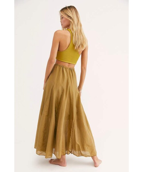 CP SHADES（シーピーシェイズ）の「Cp Shades Lily Cotton Silk Maxi Skirt（スカート・レディース・Brown/Gray/Red/Pink/Beige・XS/S/M/L）」の14枚目の写真