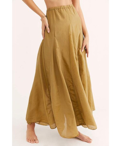 CP SHADES（シーピーシェイズ）の「Cp Shades Lily Cotton Silk Maxi Skirt（スカート・レディース・Brown/Gray/Red/Pink/Beige・XS/S/M/L）」の17枚目の写真