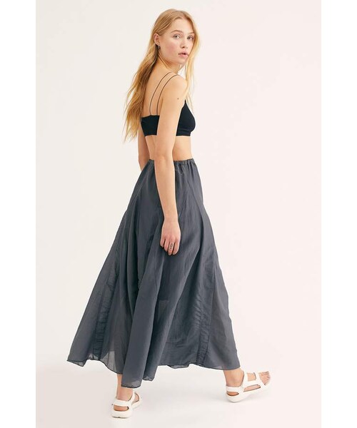 CP SHADES（シーピーシェイズ）の「Cp Shades Lily Cotton Silk Maxi Skirt（スカート・レディース・Brown/Gray/Red/Pink/Beige・XS/S/M/L）」の22枚目の写真