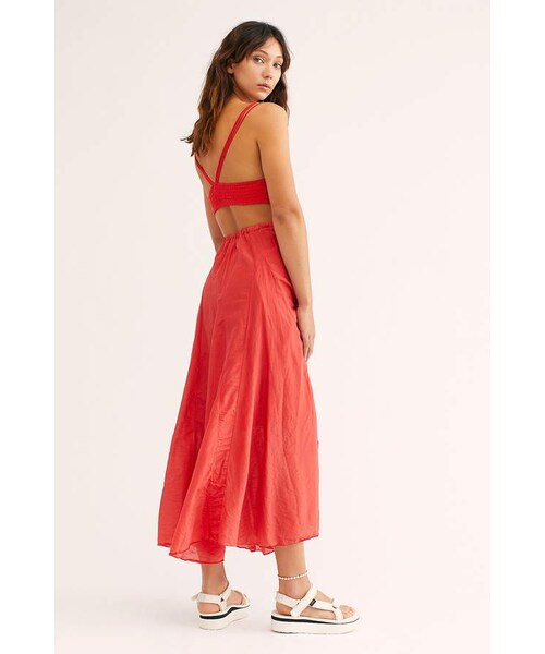 CP SHADES（シーピーシェイズ）の「Cp Shades Lily Cotton Silk Maxi Skirt（スカート・レディース・Brown/Gray/Red/Pink/Beige・XS/S/M/L）」の10枚目の写真