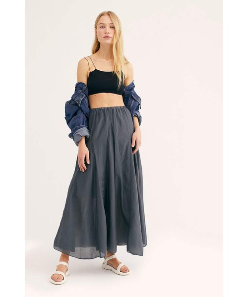 CP SHADES（シーピーシェイズ）の「Cp Shades Lily Cotton Silk Maxi Skirt（スカート・レディース・Brown/Gray/Red/Pink/Beige・XS/S/M/L）」の8枚目の写真