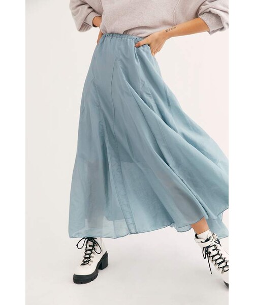 CP SHADES（シーピーシェイズ）の「Cp Shades Lily Cotton Silk Maxi Skirt（スカート・レディース・Brown/Gray/Red/Pink/Beige・XS/S/M/L）」の18枚目の写真