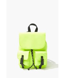 Forever 21 Contrast-Trim Pocket Mini Backpack