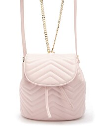 Forever 21 Faux Leather Chevron Backpack