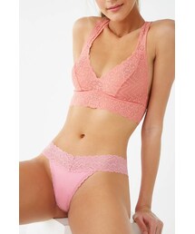 Forever 21 Scalloped Lace Thong Panty