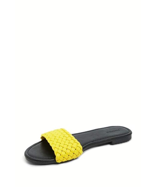 FOREVER 21（フォーエバー トゥエンティーワン）の「Forever 21 Faux Leather Sandals（その他シューズ・レディース・Yellow/White・5.5/6/6.5/7/7.5/8）」の10枚目の写真