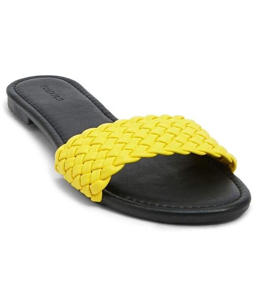 FOREVER 21（フォーエバー トゥエンティーワン）の「Forever 21 Faux Leather Sandals（その他シューズ・レディース・Yellow/White・5.5/6/6.5/7/7.5/8）」の6枚目の写真