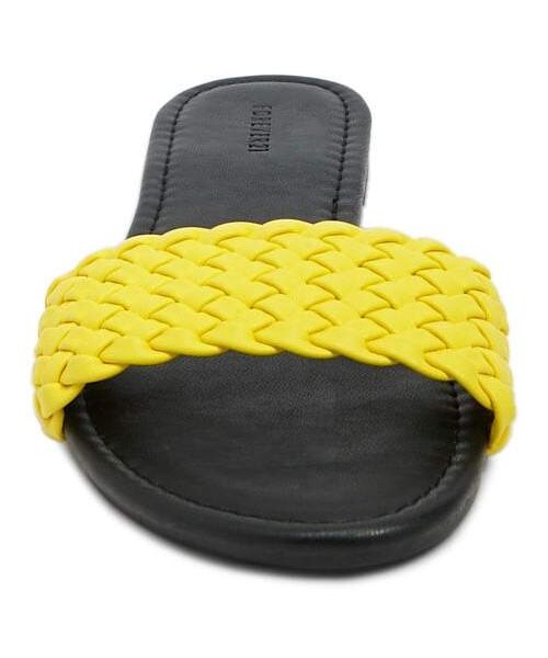 FOREVER 21（フォーエバー トゥエンティーワン）の「Forever 21 Faux Leather Sandals（その他シューズ・レディース・Yellow/White・5.5/6/6.5/7/7.5/8）」の7枚目の写真