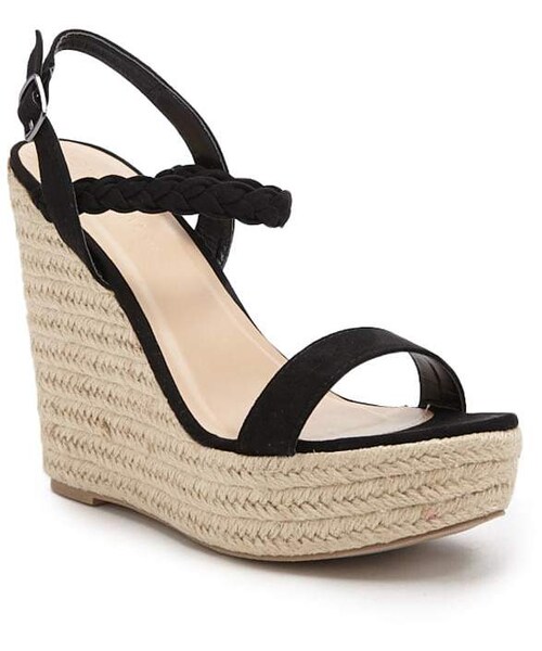 Forever 21 Suede Look Wedges Buckle 8.5 main image 1
