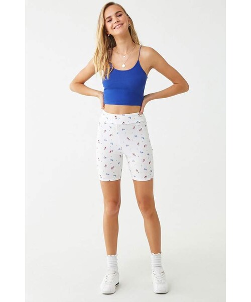 FOREVER 21（フォーエバー トゥエンティーワン）の「Forever 21 Ribbed Cropped Cami（キャミソール・レディース・Black/White/Blue/Green/Red/Pink・Large/X-large）」の21枚目の写真