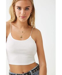 FOREVER 21 | Forever 21 Ribbed Cropped Cami(キャミソール)