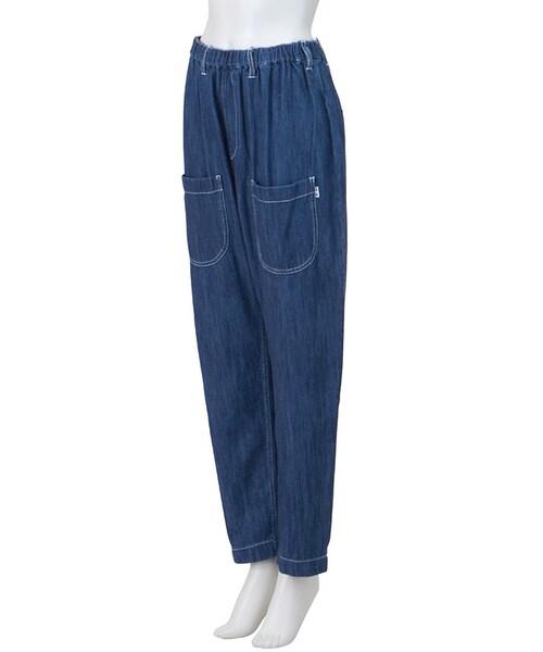 Ne-net（ネネット）の「ネ・ネット / (P)デニム / パンツ（パンツ・レディース・blue(12)/navy(13)・01/02）」の6枚目の写真
