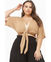 Forever 21 Plus Size Tie-Front Top