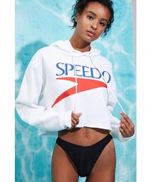 Forever 21 Speedo Cropped Graphic Hoodie