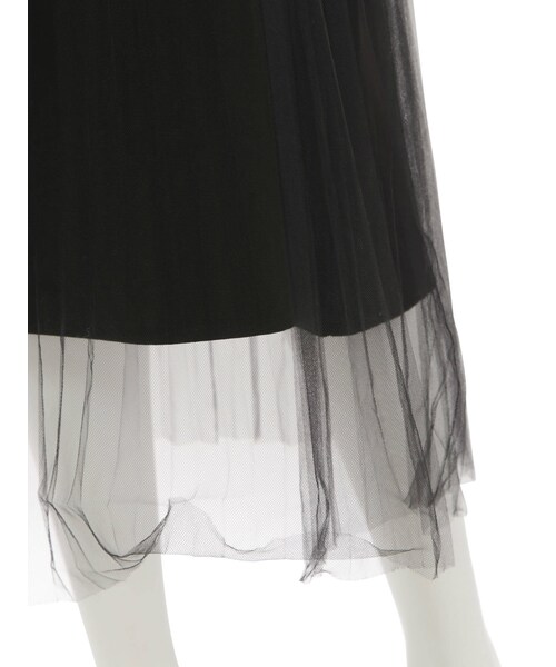 EATME(イートミー)の「チュールプリーツスカート(スカート・ミックス/ブラック/パープル・S/M)」の19枚目の写真