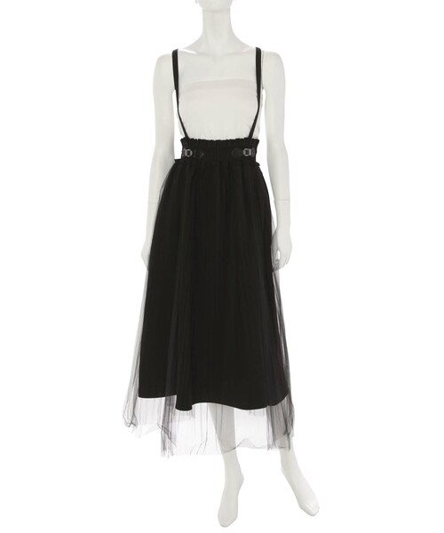 EATME(イートミー)の「チュールプリーツスカート(スカート・ミックス/ブラック/パープル・S/M)」の14枚目の写真