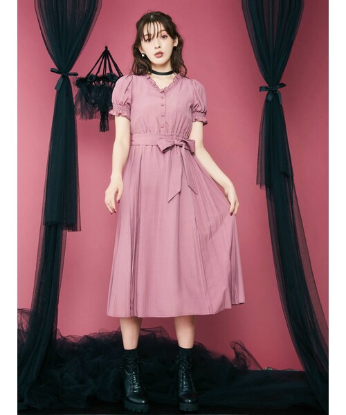 Eatme イートミー の Sideプリーツマキシワンピース ワンピース ドレス Wear