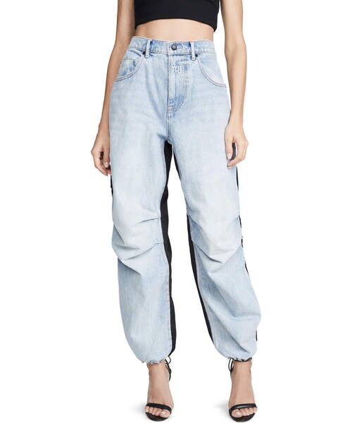 DENIM X ALEXANDER WANG Straight Leg Pleat Front Jeans - Size 26 | eBay