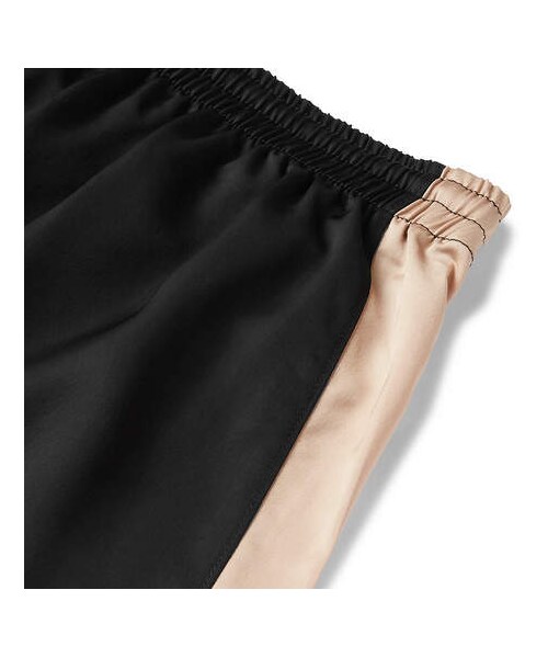 Needles（ニードルス）の「Needles Embroidered Striped Satin Sweatpants（その他パンツ・メンズ・Black・S）」の3枚目の写真