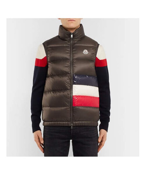 MONCLER（モンクレール）の「Moncler Tib Slim-Fit Quilted Shell Down Gilet（テーラードジャケット・メンズ・Green・3/4/2/1）」の5枚目の写真