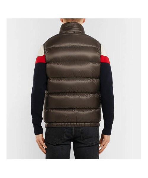 MONCLER（モンクレール）の「Moncler Tib Slim-Fit Quilted Shell Down Gilet（テーラードジャケット・メンズ・Green・3/4/2/1）」の3枚目の写真