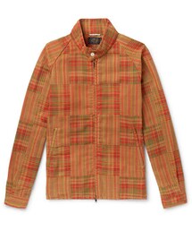 Beams Plus Madras-Checked Woven Blouson Jacket