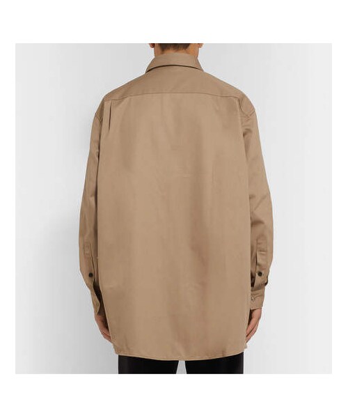 Acne Studios(アクネストゥディオズ)の「Acne Studios Sabino Oversized Twill Overshirt(シャツ/ブラウス・メンズ・Beige・It48/It50/It46/It52)」の5枚目の写真