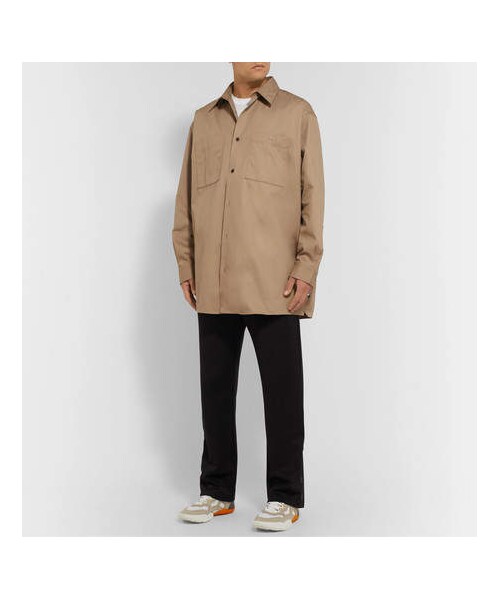 Acne Studios(アクネストゥディオズ)の「Acne Studios Sabino Oversized Twill Overshirt(シャツ/ブラウス・メンズ・Beige・It48/It50/It46/It52)」の2枚目の写真