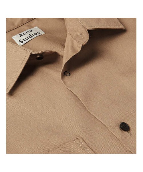 Acne Studios(アクネストゥディオズ)の「Acne Studios Sabino Oversized Twill Overshirt(シャツ/ブラウス・メンズ・Beige・It48/It50/It46/It52)」の3枚目の写真