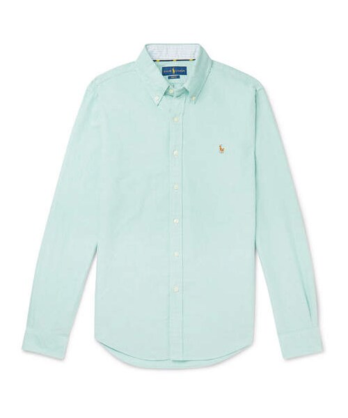 POLO RALPH LAUREN(ポロ ラルフ ローレン)の「Polo Ralph Lauren Slim-Fit Button-Down Collar Cotton Oxford Shirt(シャツ/ブラウス・メンズ・Green・S/L/M/XXL/XL)」の1枚目の写真