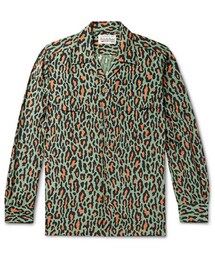 WACKO MARIA | Wacko Maria Camp-Collar Leopard-Print Cotton Shirt(シャツ/ブラウス)