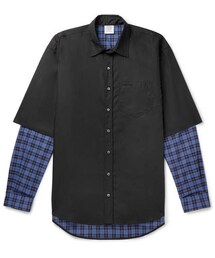 トップス Vetements Oversized Tie shirt VETEMENTS（ヴェトモン）の「Vetements Oversized Layered Printed