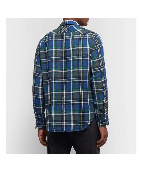 rag & bone(ラグアンドボーン)の「rag & bone Fit 3 Checked Cotton Shirt(シャツ/ブラウス・メンズ・Blue・XS/M/S/XXL/XL/L)」の5枚目の写真