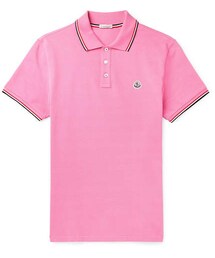 Moncler Contrast-Tipped Cotton-Piqué Polo Shirt