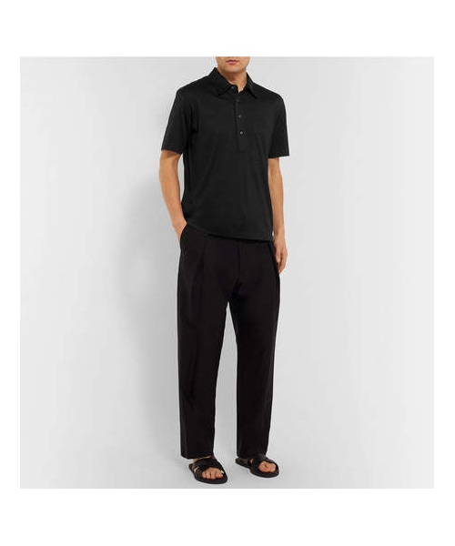 THE ROW（ザロウ）の「The Row Si Cotton-Jersey Polo Shirt