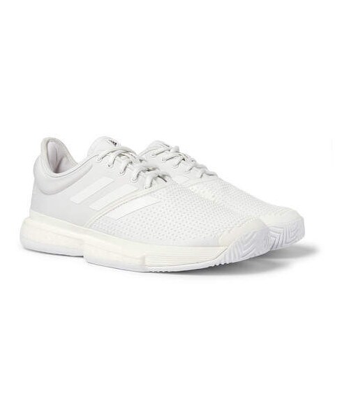 adidas（アディダス）の「Adidas Sport + Parley Sole Court Boost Neoprene Sneakers（スニーカー・メンズ・White・Uk8.5）」の4枚目の写真