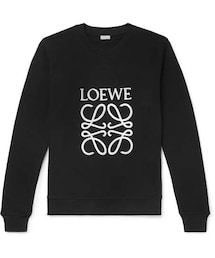 LOEWE | Loewe Logo-Embroidered Loopback Cotton-Jersey Sweatshirt(スウェット)