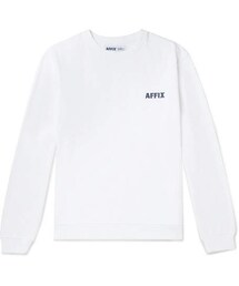 AFFIX Logo-Embroidered Fleece-Back Cotton-Jersey Sweatshirt