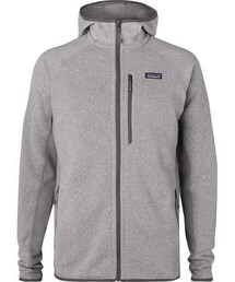 Patagonia Performance Better Sweater Jersey-Panelled Fleece-Back Textured-Knit Zip-Up Hoodie