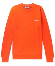 Carhartt | Carhartt WIP Logo-Embroidered Loopback Cotton-Blend Jersey Sweatshirt(スウェット)
