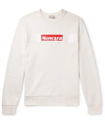 Moncler Logo-Print Cotton-Jersey Sweatshirt