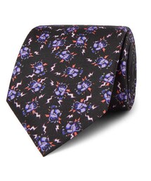 Prada 7cm Printed Silk-Twill Tie
