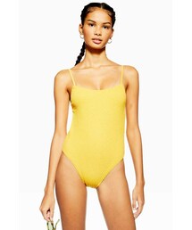 Evil Twin Yellow Strappy Back Swimsuit By TWIIN