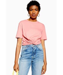 TOPSHOP | Topshop Twist Front T-Shirt (Tシャツ/カットソー)