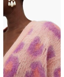 miu miu（ミュウミュウ）の「Miu Miu - Leopard Intarsia Mohair Blend