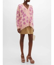 miu miu（ミュウミュウ）の「Miu Miu - Leopard Intarsia Mohair Blend